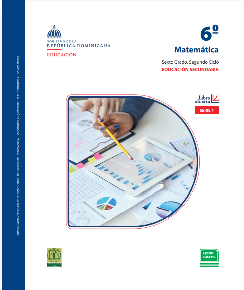 Descargar Libro de Secundaria Matemática 6° Sexto de secundaria PDF Gratis Minerd (Libro Abierto)