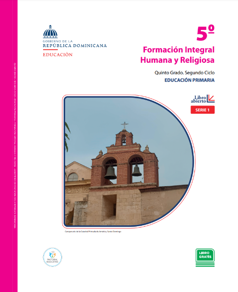 Descargar Libro de Primaria Formación Integral Humana y Religiosa 5° quinto PDF Gratis Minerd (Libro Abierto)