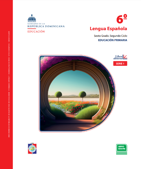 Libro de Texto Lengua Española 6° Sexto de Primaria Minerd